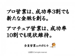 141209プロ営業とアマチュア営業の違い①